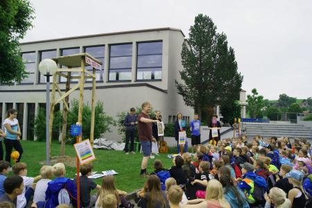Lebensturm Neudorf Schule Startevent Archehof Neuhof